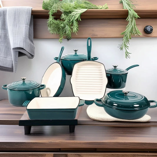 Cast Iron Non stick Pan Pot Casserole