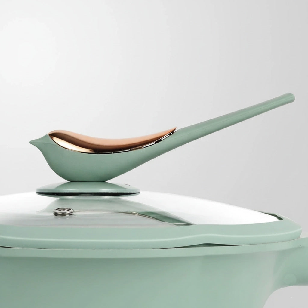 Tempered Glass Lid Non Stick Frying Pan