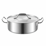 Stainless Steel Induction Glass Lid Thick Soup Pot