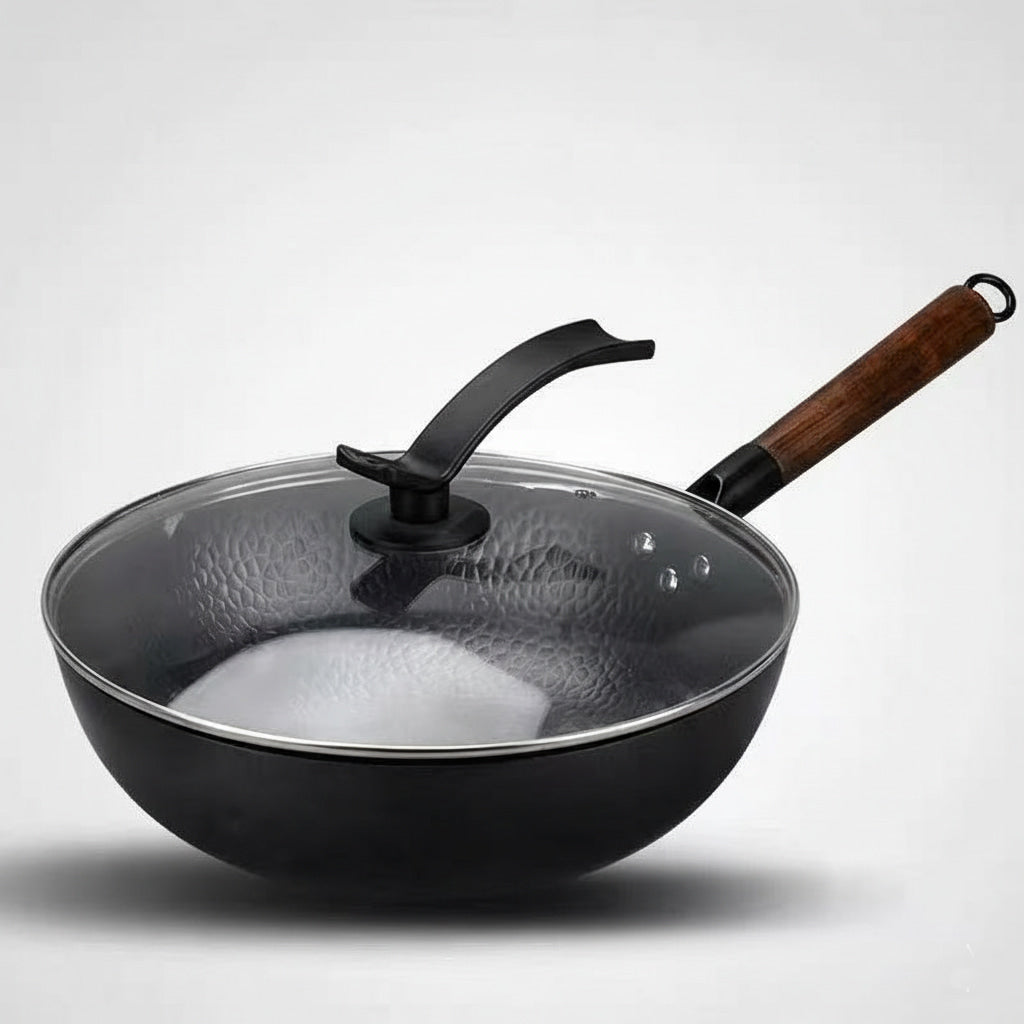 Iron Hand Forged Non Stick Uncoated Wok