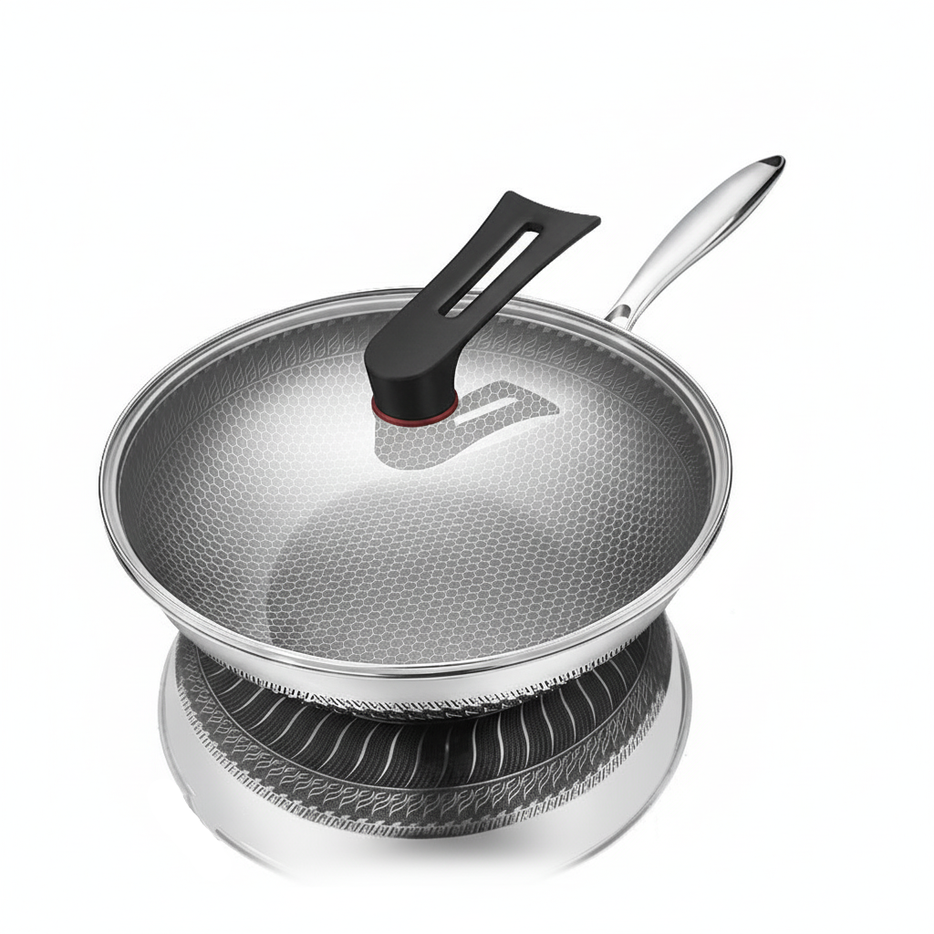 Double Sided Stainless Steel Non Stick Pan
