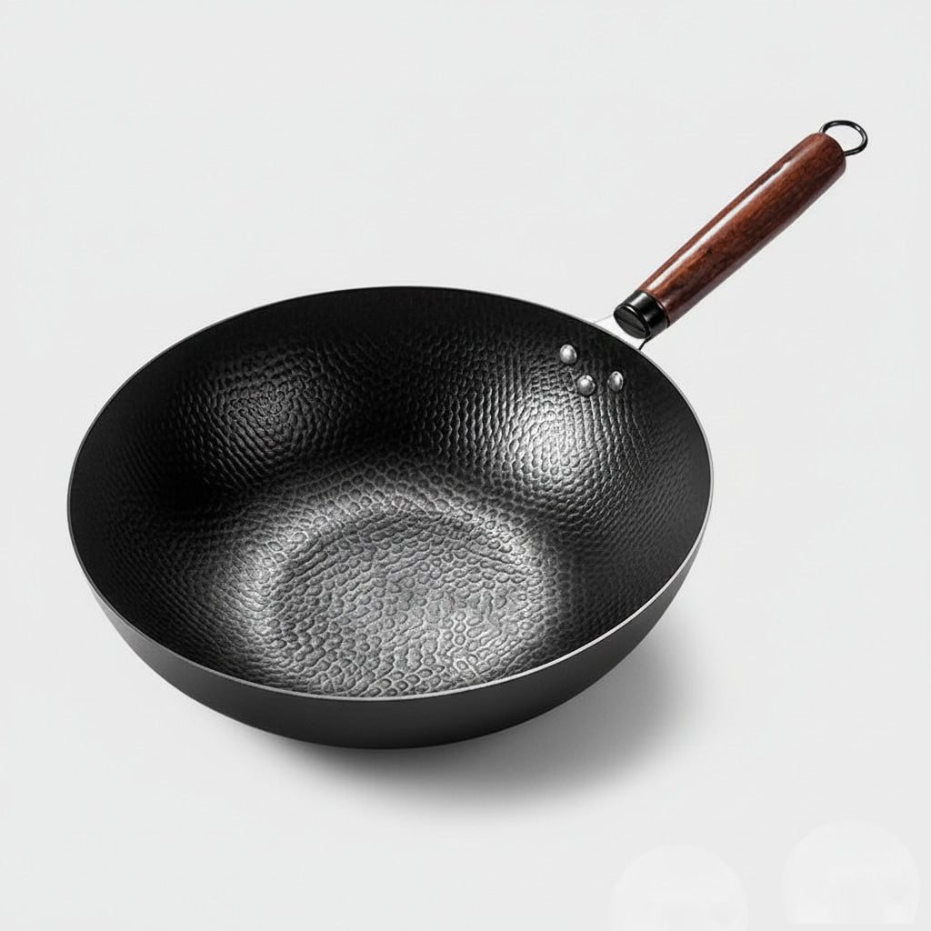 Iron Hand Forged Non Stick Uncoated Wok