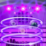 Soporte de pared para desinfección con LED para herramientas esterilizadas