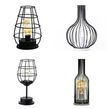 Lámpara LED de cristal para botella de vino hueca