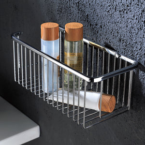 Chrome Rectangular Grid Soap Dish for Bathroom, view 3
