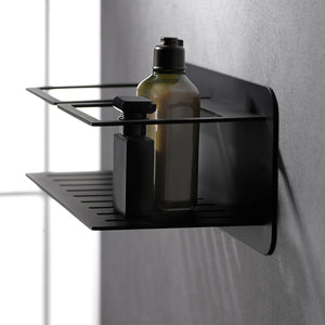 Matte Black Magnetic Soap Dish for Modern Bathrooms, view 3