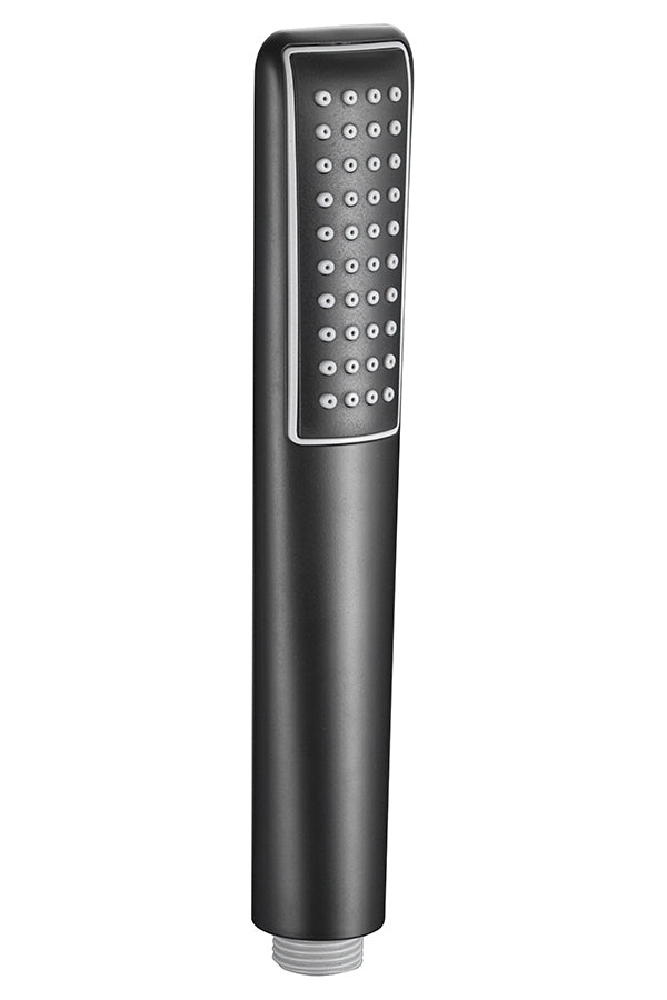 Matte Black Shower Handle Modern Minimalist Design, handle detail