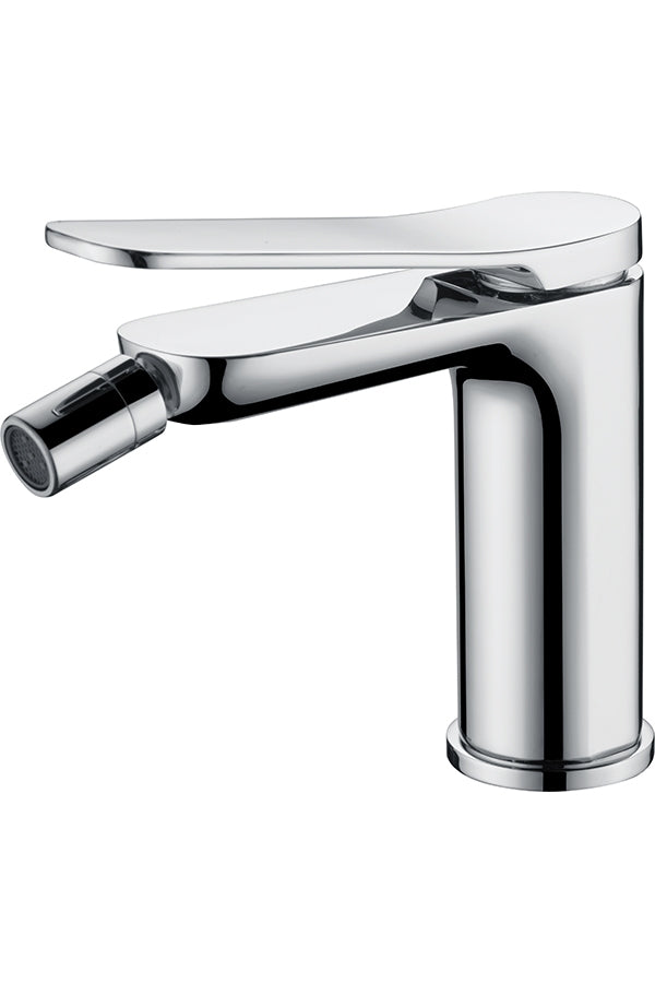 Chrome Bidet Mixer Single Handle Modern Design, view 2