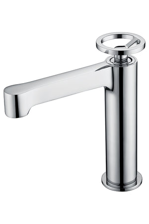 Chrome Single Lever Sink Mixer Modern Bathroom Faucet, view 7