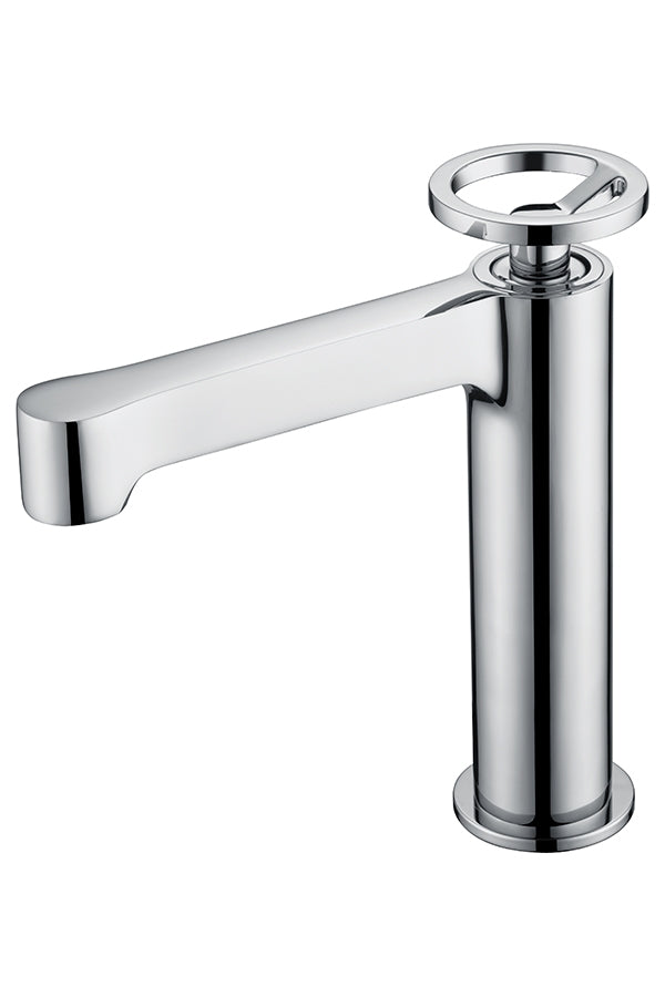 Chrome Single Lever Sink Mixer Modern Bathroom Faucet, view 7