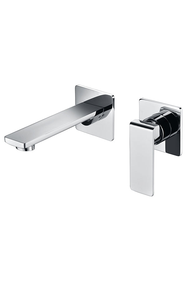 Fiji Chrome Sink Mixer Faucet Built-In Design, view 2