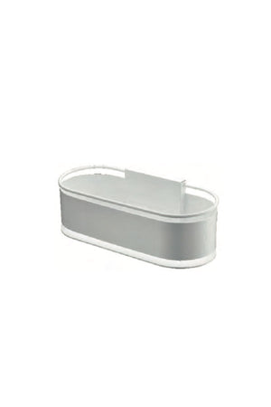 Matte White Soap Dish Modern Bathroom Accessory, view 2
