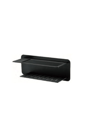 Matte Black Soap Dish Wall Mount Modern Bathroom, view 2