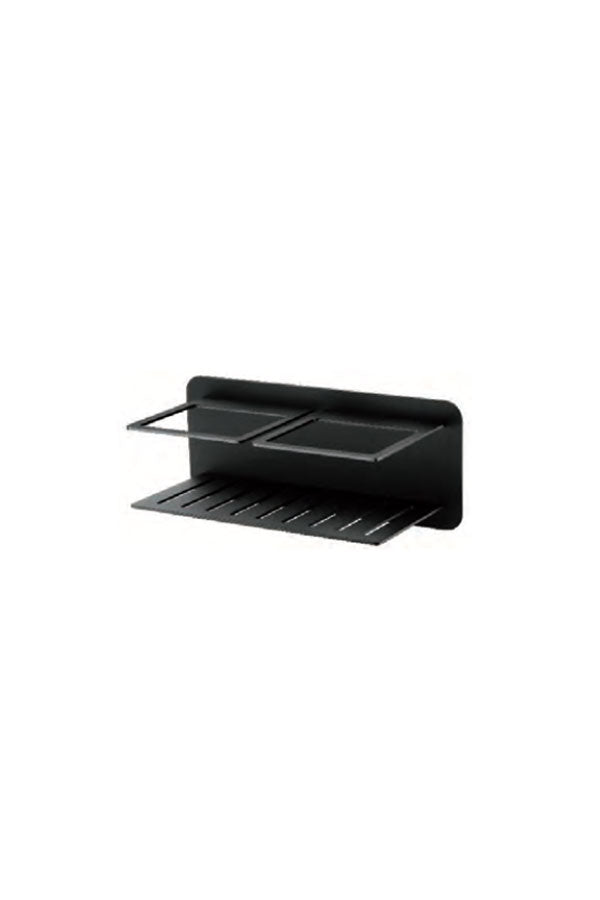 Matte Black Magnetic Soap Dish for Modern Bathrooms, view 2