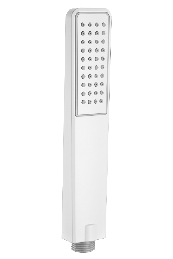Matte White Shower Handle Henk Mangos Series, view 3