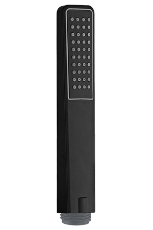 Matte Black Shower Handle Modern Minimalist Design, view 3