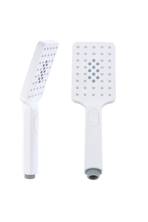 York Matte White Shower Handle, view 2