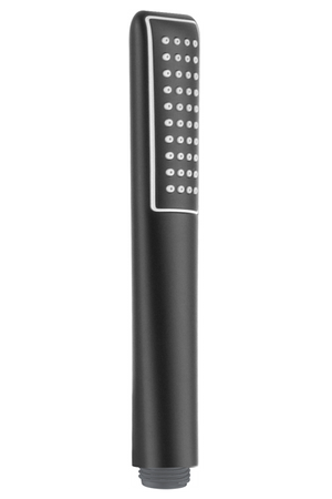 Matte Black Shower Handle Modern Minimalist Design, view 3