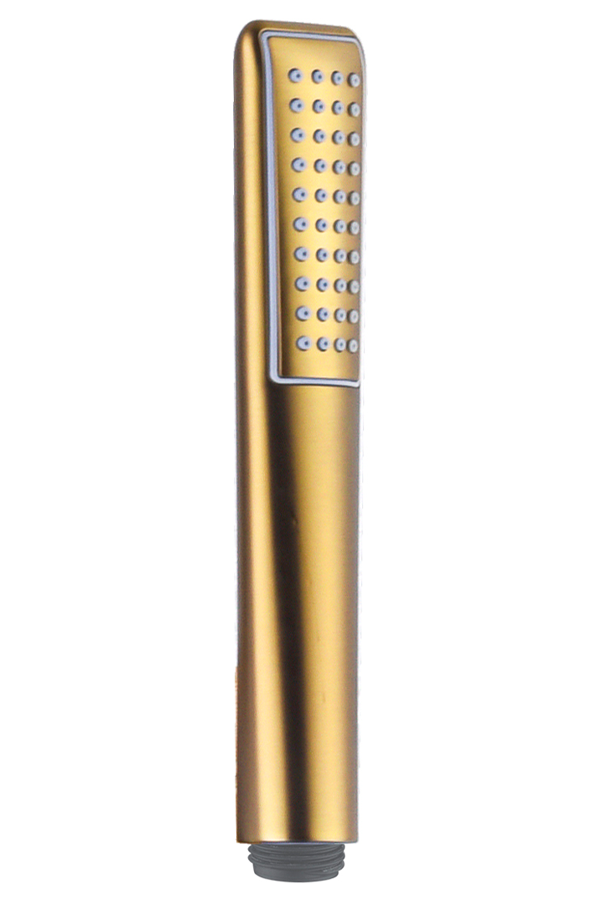 Brushed Gold Shower Handle Modern Minimalist Design, view 2