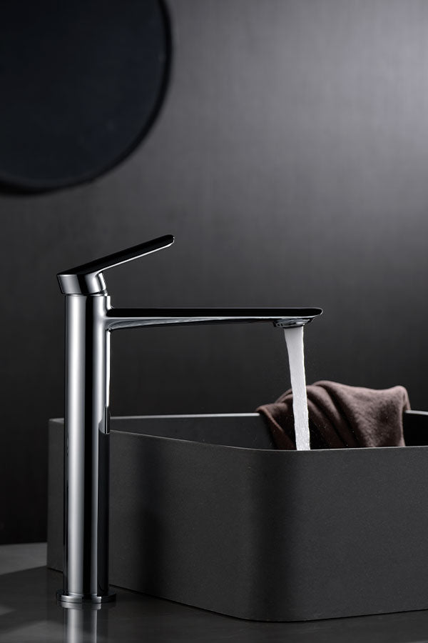 Ural High Basin Mixer Ural Series Chrome Finish, view 2