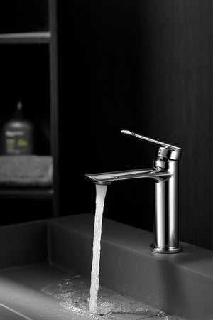 Ural Chrome Basin Mixer Ural Series IMEX, view 2