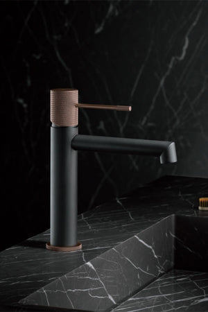 Gris Champagne Single-Lever Sink Faucet Modern Design, view 3