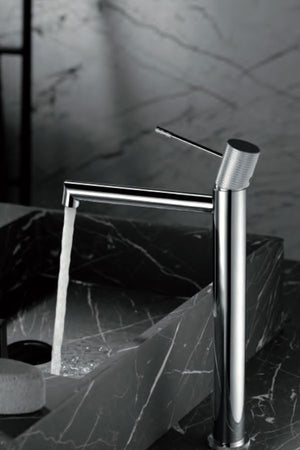 Chrome Single Lever Basin Mixer Faucet, view 3