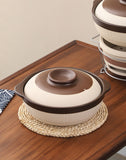 Old Fashioned Clay Temperature Resistant Casserole Pot