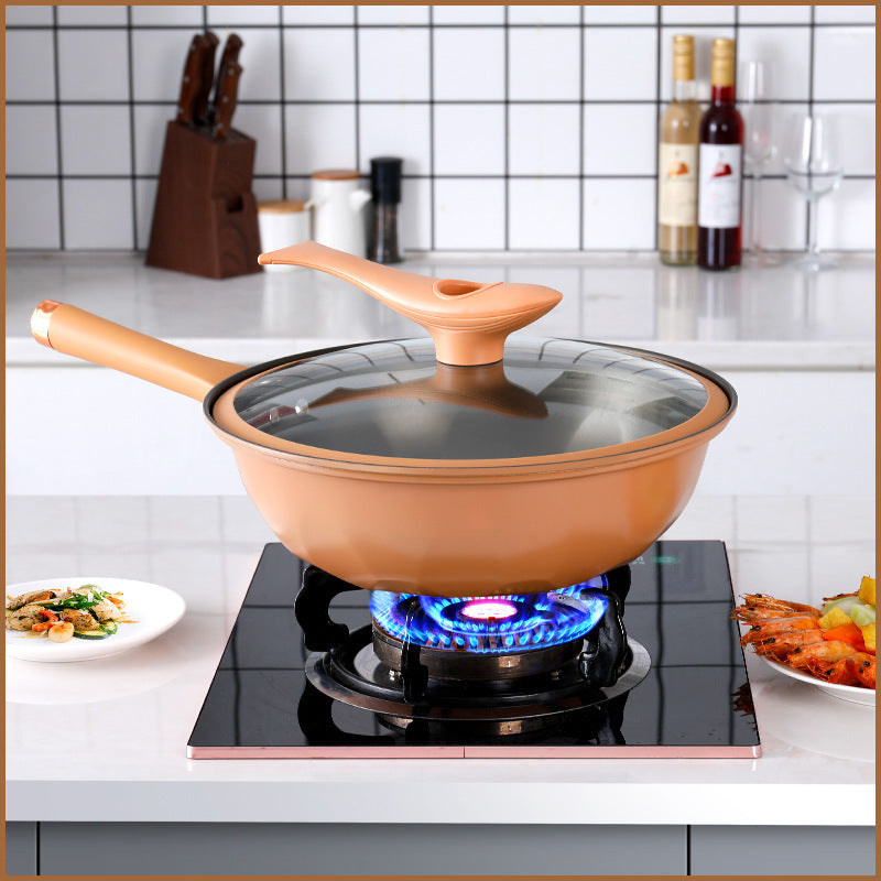Micro Pressure Clay Titanium Non Stick Steamer Pan