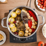 3 Layer Stainless Steel Glass Lid Duck Pot