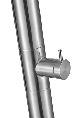 Utah Pool Shower Tap in 316 Stainless Steel, view 6