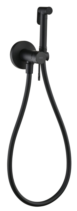 Bless Matte Black Concealed Bidet Mixer, main product view