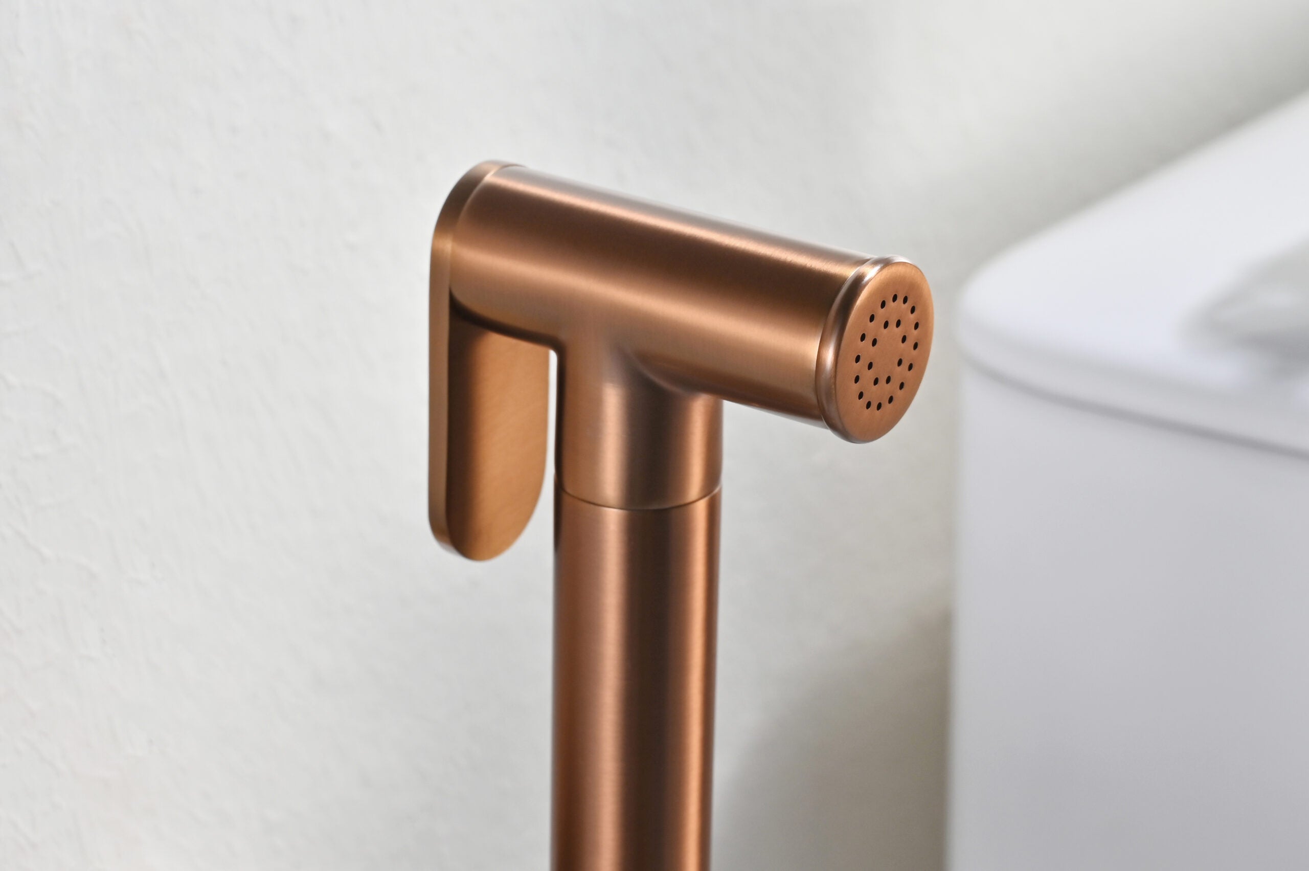 Bless Brushed Rose Gold Concealed Bidet Mixer, view 5