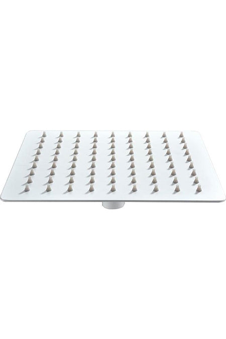 Square Matte White Shower Head 20x20 cm Modern Design, view 2