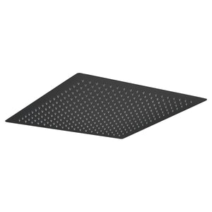 Matte Black Square Shower Head 40x40 cm Modern Design, view 2