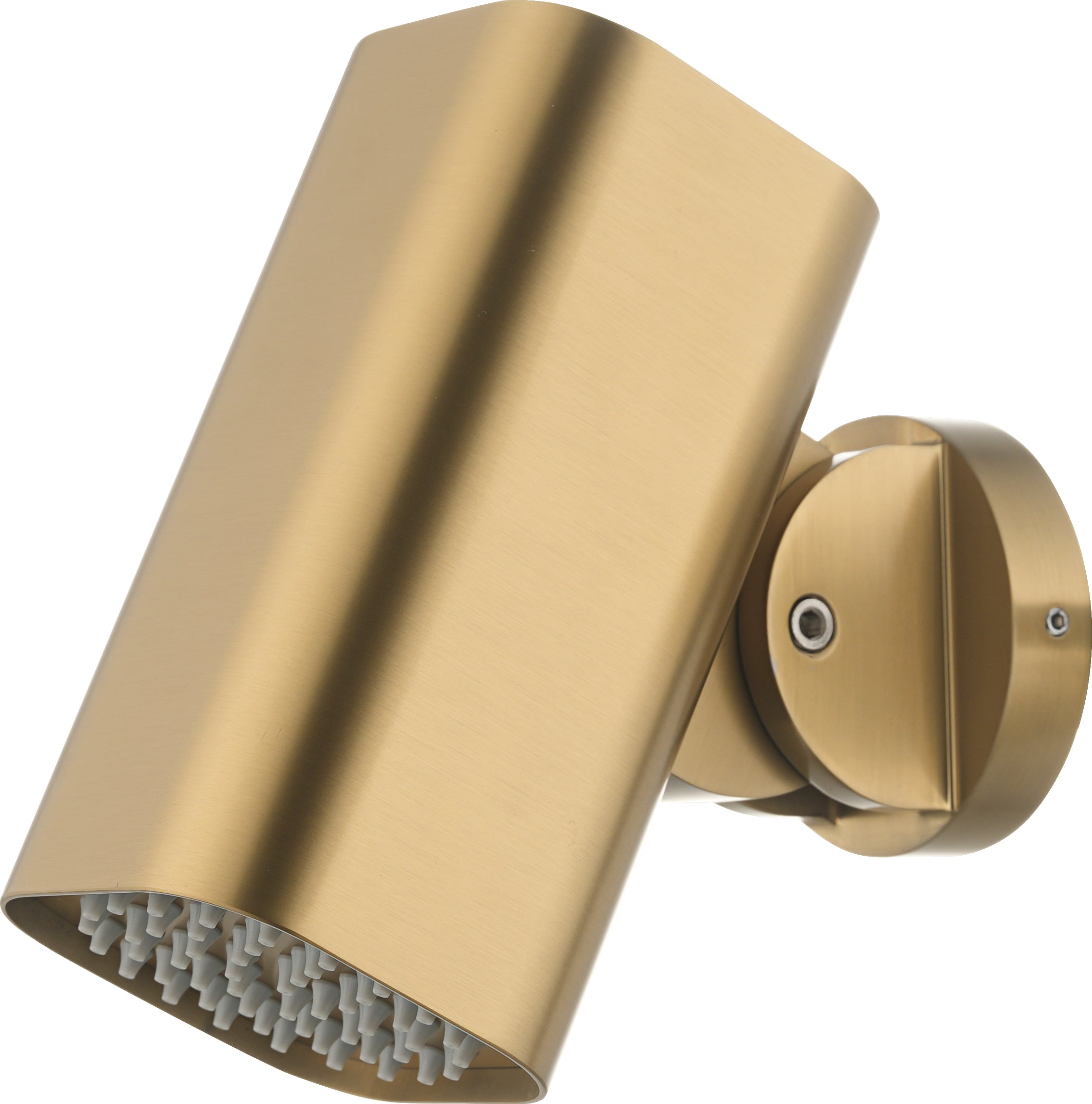 Tube Brushed Gold Square Rain Head, main product view