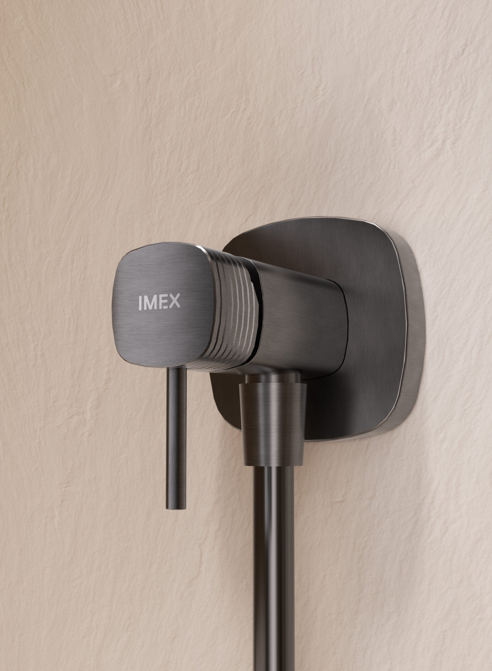 Firenze Chrome Concealed Bidet Mixer, view 3