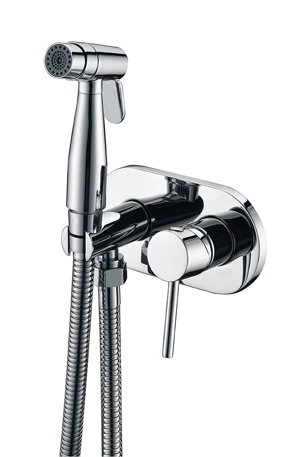 Maui Single-Lever Bidet Mixer Chrome Finish, view 2