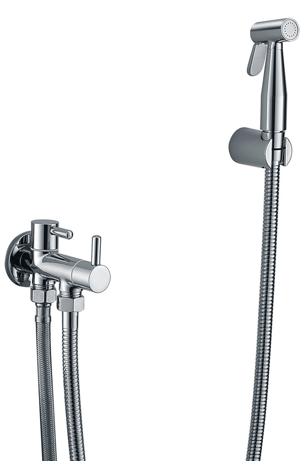 Ness Chrome Bidet Mixer Single Lever Recessed, view 2