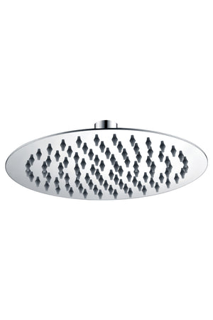 Chrome Round Shower Head 20cm Modern Bathroom Fixture, view 2