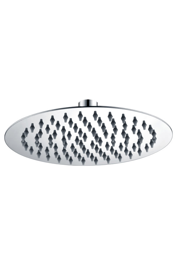 Chrome Round Shower Head 20cm Modern Bathroom Fixture, view 2