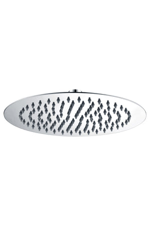 Round Steel Shower Head 25cm Polished Stainless, main product view