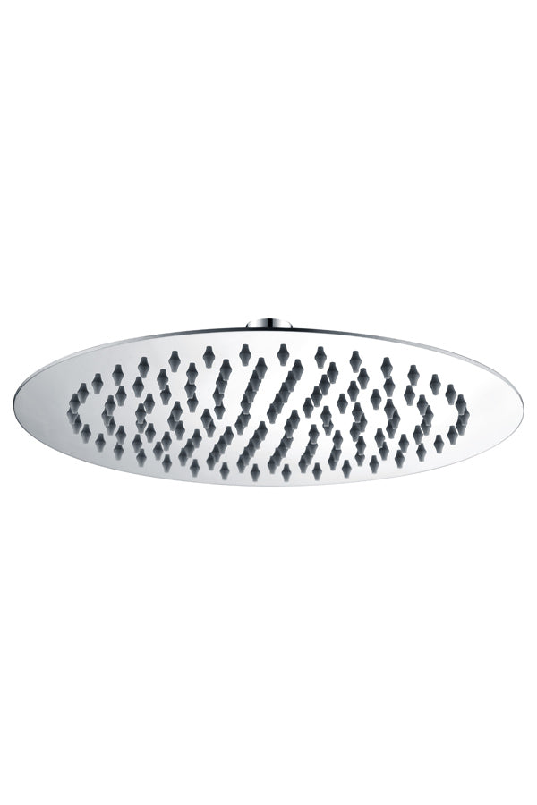 Round Steel Shower Head 25cm Polished Stainless, main product view