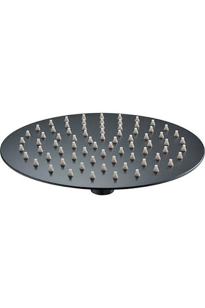 Round Matte Black Shower Head 25mm Modern Bathroom, view 2