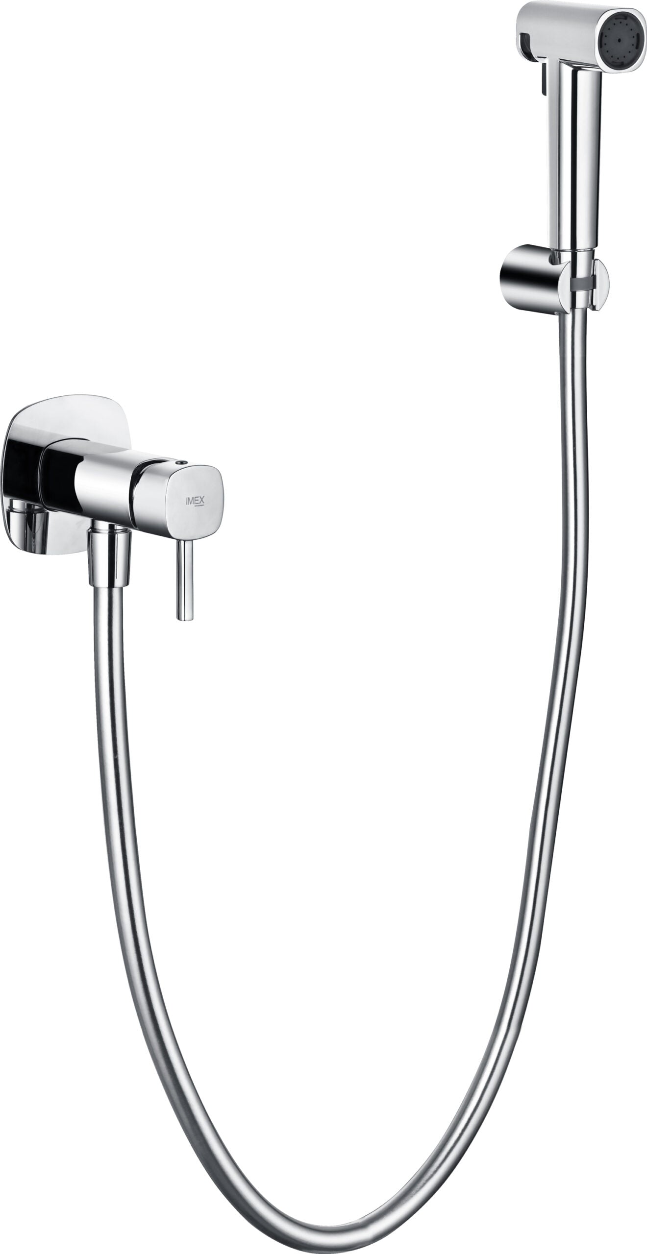 Toscana Chrome Concealed Bidet Mixer, main product view
