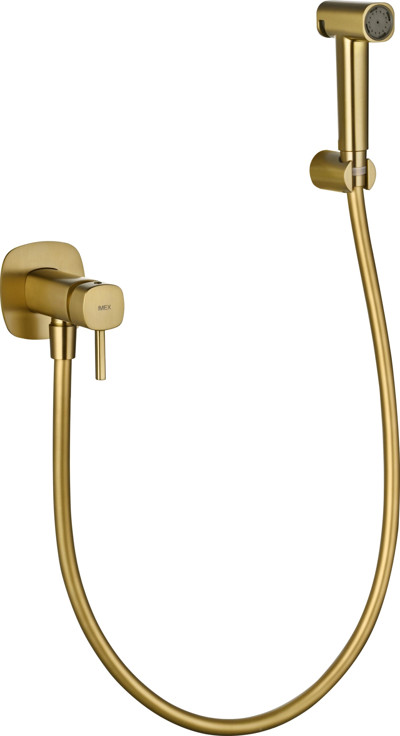 Toscana Brushed Gold Concealed Bidet Mixer, main product view
