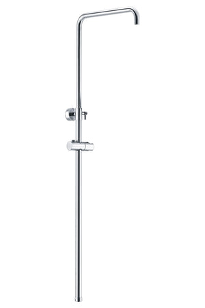 Chrome Round Shower Bar Modern Bathroom Fixture, view 2
