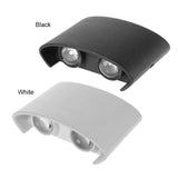 Lámpara de pared LED moderna con luz de arriba a abajo