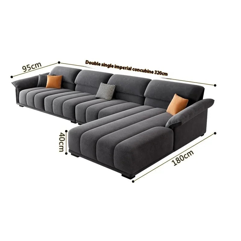 Sofá europeo de lujo para sala de estar, sofá Modular minimalista seccional, cómodo salón, Divano Soggiorno Di Lusso, decoración de habitación