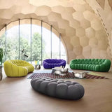 Sofá nórdico moderno de compresión, sofá de burbujas de fútbol, ​​sofás de 3 plazas con formas especiales, sofás individuales para sala de estar, muebles para el hogar.